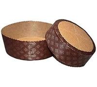 Tampo Panettone - Molde desechable de papel de horno - Ideal para panetones, panettone gastronómico, postres navideños, pan brioche, pan dulce (10, 750 g)