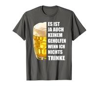 Tampoco te Ayuda a Nadie si no Bebe Nada. Camiseta, Hombre, Asfalto, L