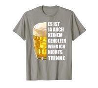 Tampoco te Ayuda a Nadie si no Bebe Nada. Camiseta, Hombre, Pizarra, XXL