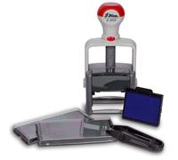 Tampón de bricolaje Shiny E-923, kit de búfer con 584 caracteres para 6 líneas máx. - Sello para texto, escritorio, personalizable