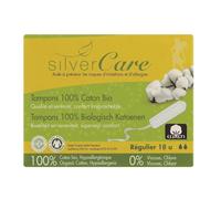 Tampón normal sin aplicador - 100 % algodón ecológico - SilverCare