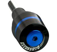 Tampón protector de arena Accossato azul con tapa de tornillo para Cagiva Raptor de 2001 a 2005 (CC650)