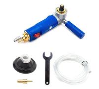 Tampón pulidor húmedo Molino de agua neumático de inyección de agua de 3 pulgadas, lijadora de agua neumática profesional, máquina pulidora de aire húmedo, 4300RPM para hormigón, mármol, granito y bal