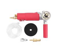 Tampón pulidor húmedo Pulidora accionada por aire de 3 ", lijadora neumática de agua de alta velocidad, amoladora de aire de 4300rpm for piedra de mármol, granito, gamuza de baja vibración para hormig