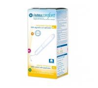 Tampones de Algodón con aplicador biodegradable Farmaconfort Regular 16 unds