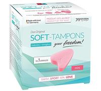 JOYDIVISION Soft-Tampones mini I 3 unidades I tampones sin cordón para deporte, natación y spa I esponjas menstruales ultra suaves I inserción y extracción fáciles I Softtampón sin cordón