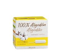 Tampones regular 100% algodón Caja 18 ud.