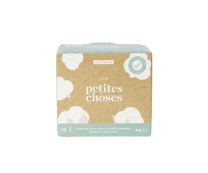 Tampons Flux Normal Sans Applicateurs Coton Bio Boîte de 18 Les Petites Choses