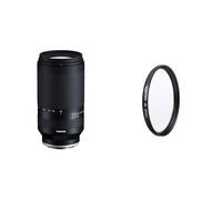 Tamron - Lens para Cámaras (70-300 Mm F4.5-6.3 Di III Rxd Sony E A047Sf) Negro + Amazon Basics - Filtro De Protección UV - 67Mm