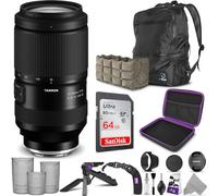 Tamron Lente de 70-180 mm f/2.8 Di III VC VXD G2 para cámaras Sony E-Mount Full Frame sin Espejo con Accesorio avanzado de Altura Photo y Paquete de Viaje