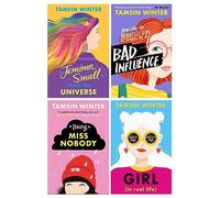 Tamsin Winter 4 Books Collection Set ( Girl-In Real Life, Being Miss Nobody, Jemima Small Versus the Universe & Bad Influence)