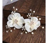 TAMTAK 1 par de broches de Perlas para Mujer, Accesorios para Zapatos, Clips Decorativos Brillantes, Hebilla de Amuleto, Adornos para Zapatos de Boda, Clip para Zapatos
