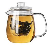 TAMUME 700ML Tetera de Vidrio Estilo Pingüino con Colador para Té