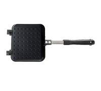 TAMUME Tostadora de Sándwich de Inducción Pastel de Hierro Antiadherente con Mango Resistente, Sandwichera Grill Toastie Sandwich Maker Adecuado para Cualquier Placa