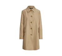 Tan Abrigo escocés de mezcla de algodón XXL