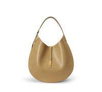 Tan Bolso de hombro Polo ID grande de piel TALLA ÚNICA