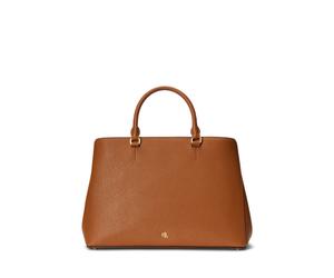 Tan Bolso satchel Hanna grande de piel TALLA ÚNICA
