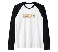 Tan Break The Mold Gráfico de Color Bronceado Camiseta Manga Raglan