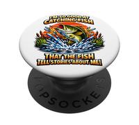 Tan Bueno para atrapar Peces, el pez Cuenta Historias sobre mí PopSockets PopGrip Adhesivo