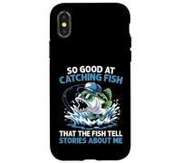 Tan bueno para atrapar peces que los peces cuentan historias sobre mí Carcasa para iPhone X/XS