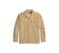 Tan Camisa Classic Fit de pana XXL