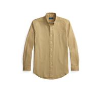 Tan Camisa de lino Slim Fit XS