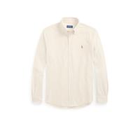 Tan Camisa oxford de punto con rayas XXL