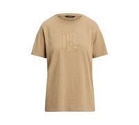 Tan Camiseta de punto jaspeada con logotipo XS