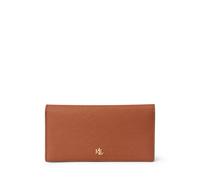 Tan Cartera compacta de piel con tramado TALLA ÚNICA