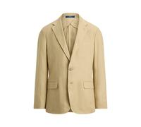 Tan Chaqueta Polo Soft de lino Modern Fit EU 48