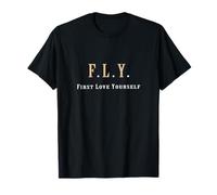 Tan Color First Love Yourself Tan Graphic Camiseta