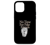 Tan Color No Time For Fake Friends Tan Graphic Carcasa para iPhone 12/12 Pro