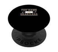 Tan Color The Game Is Heartless Tan Graphic PopSockets PopGrip Adhesivo