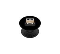 Tan Color Vibing Gráfico Bronceado Brillante PopSockets PopGrip Adhesivo