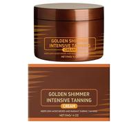 Tan Cream, Golden Glow Enhancer, Nourishing Instant Shimmer, Long Lasting Skin Tanner, Sun-Kissed Effect Cream, Ideal for Outdoor Daily Sunbathing Beach Camping & Sunbeds Use