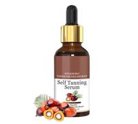 Tan Drops, Reutilizable Sunless Gradual Tanner, 1,1 x 1,1 x 4,06 pulgadas, Hidratación Tanning Drops, 30 ml, tamaño de viaje para el cuerpo de la cara, uso diario en la playa y vacación