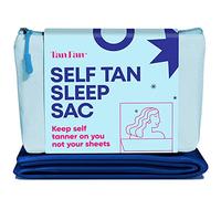 Tan Fan Saco de dormir autobronceado, color azul marino, mantiene el bronceado en ti, no en tus sábanas, saco de dormir bronceado falso para loción autobronceadora, aerosol, mousse o bronceado falso