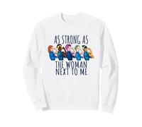 Tan Fuerte como la Mujer a mi Lado Rosie The Riveter Sudadera