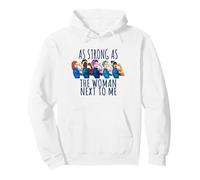 Tan Fuerte como la Mujer a mi Lado Rosie The Riveter Sudadera con Capucha