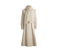 Tan Gabardina con capucha y pañuelo M