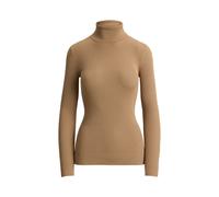 Tan Jersey de algodón con cuello vuelto XL