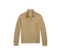 Tan Jersey de punto doble y cremallera corta XS