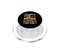 Tan Largo Pre-K Kindergarten Aquí Vengo Graduado De Regreso A La Escuela PopSockets PopGrip para MagSafe