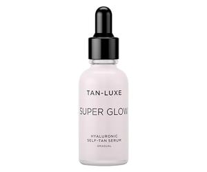 Tan Luxe SUPER GLOW Suero Autobronceador, (30 ml) Cuidado de la piel autobronceador diario paso a paso, libre de crueldad animal y vegano