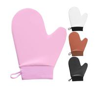 Tan Mitt Applicator - Artificial Leather Sunblock Mitten | Self Tanner Glove For Women Lady Mother Dad Back Face Body Skin Beauty