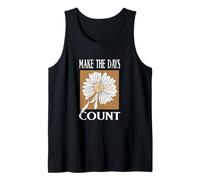 Tan No Bad Days Gráfico de Color Bronceado Camiseta sin Mangas