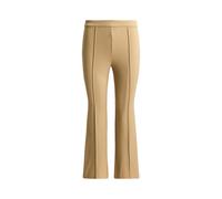 Tan Pantalón tobillero de sarga acampanado 42