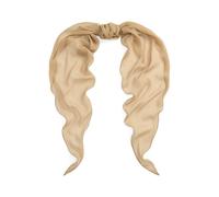 Tan Pañuelo de chifón arrugado con abalorios TALLA ÚNICA