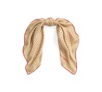 Tan Pañuelo de sarga de seda con lunares TALLA ÚNICA