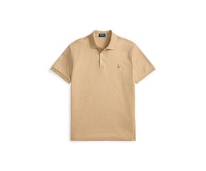 Tan Polo Custom Slim Fit de algodón suave L